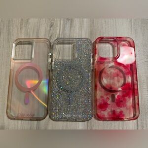 3 iPhone 15 Pro Max Cases Case Mate and Velvet Caviar